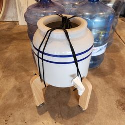 Water Jug Dispenser With Bottles