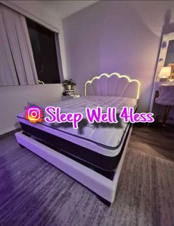 New queen bed