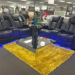 🚨HUGE FURNITURE SALE NOW ‼️ LED Sofa & Loveseat Set 🛋️💡 50% OFF 👍🏻🎁