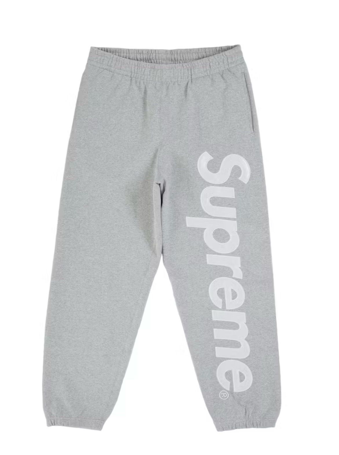 Supreme Sweatpants Satin Appliqué size S