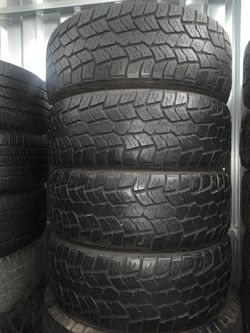 Set Of Used Tires 255/65/17 Mastercraft 