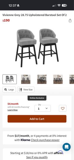 Brand new counter height barstool chairs