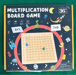 Multiplication Board Game — Great Condition/Complete