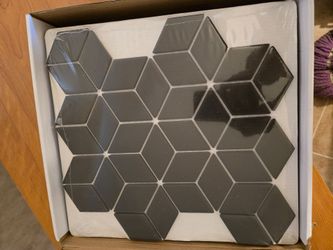Porcelain tile sheet - 11" x 12" - 8 sheets