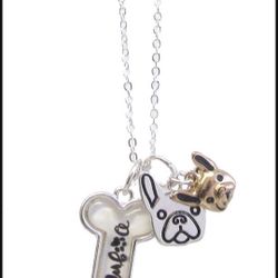 *SALE PRICE* PET LOVERS Multi Charm Cabochon Pendant DOG MOM Necklace *See My Other 600 Items*