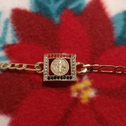 Gold Plated Bracelet/Brasalete De Oro Laminado 