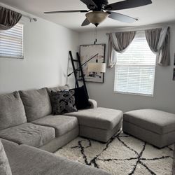 Sectional With Storage Ottoman