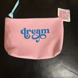Pink Makeup / Cosmetic Zipper Bag – New