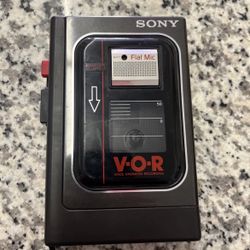 Vintage Sony TCM-S64V Cassette Player / Recorder VOR Tested - Not working