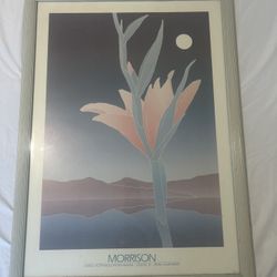 Framed Vintage Art Print – “Morrison” – Modern Wall Decor