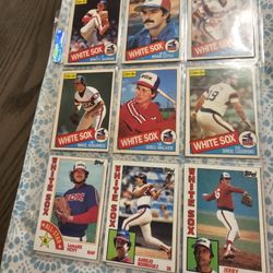 Chicago White Sox 1(contact info removed) Topps And Topps O-Pee Chee Baseball Cards Lot Of 21 Cards