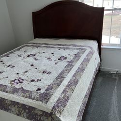 Queen size bed frame And Headboard 