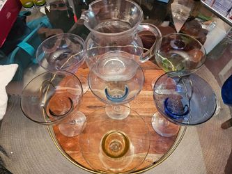 Margarita Glasses & Pitcher