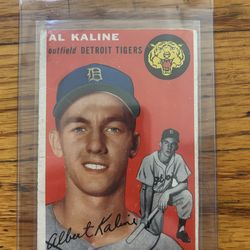 1954 Topps #201 Al Kaline Rookie Card