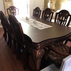 Table - 4’x 8’ With 6 Matching Chairs
