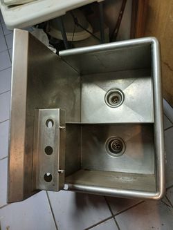Stainless Steel Commercial Sink 2 Compartments