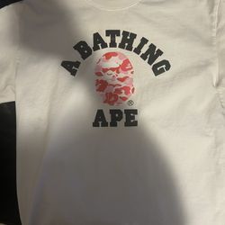 Pink ABC Camo A Bathing Ape T Shirt Men’s