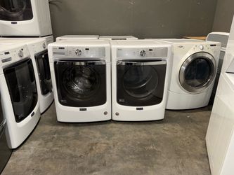MAYTAG XL CAPACITY WASHER DRYER ELECTRIC SET FREE DELIVERY
