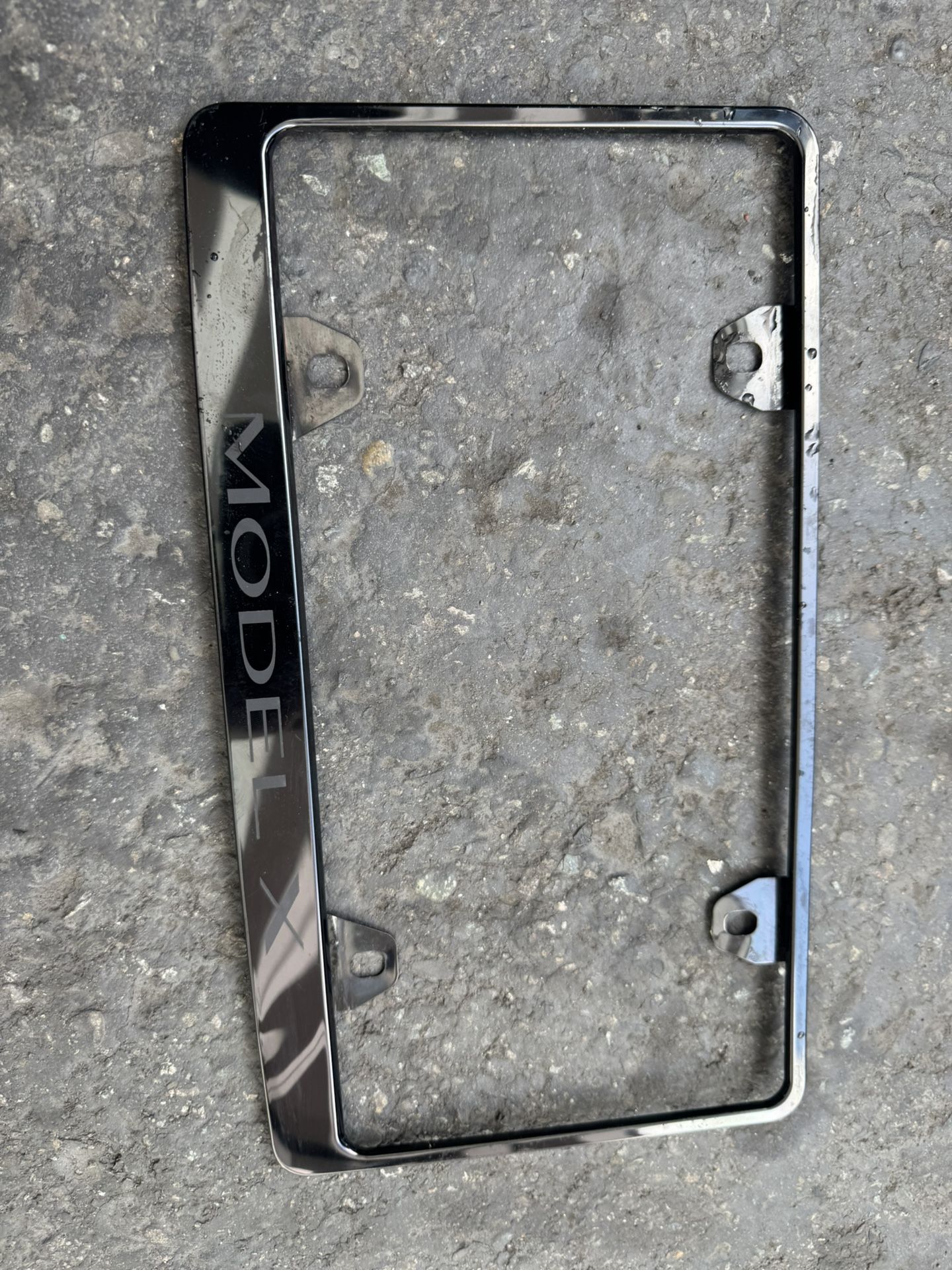 Tesla Model X License Plate Frame Frame metal