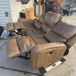 Leather Recliner 