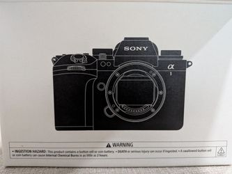 sony a1 ii.  ( less than 1000 shutter ). flawless condition