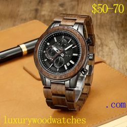Vintage Style Men's Wooden Watch with Quartz Movement - Multifunctional Calendar Fashion Watch - Durable Business Casual Watch - Valentine's Day/Fathe