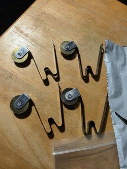 SLIDING SCREEN DOOR TENSION SPRING M-SHAPED ROLLERS  (Brand New)