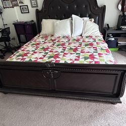 King Size Real Wood Bed Frame