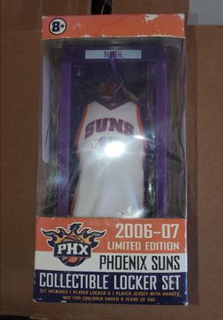 Phoenix Suns mini limited edition Steve Nash locker room collectible set