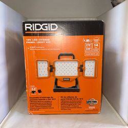 RIDGID 18V LED Hybrid Panel Light Kit (model R8698K)