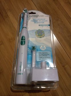 Conair Electric Toothbrush Rechargeable Wireless 2 brush heads Dental Oral Care