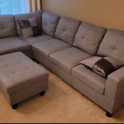 Sectional and Ottoman