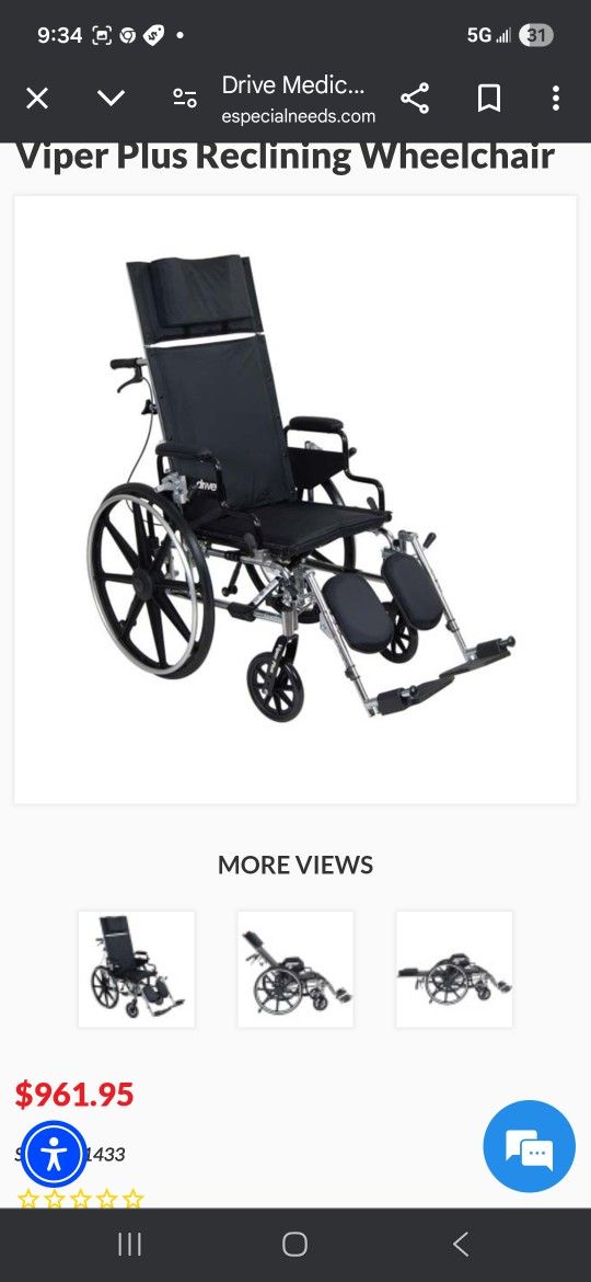 Viper Plus Wheelchair