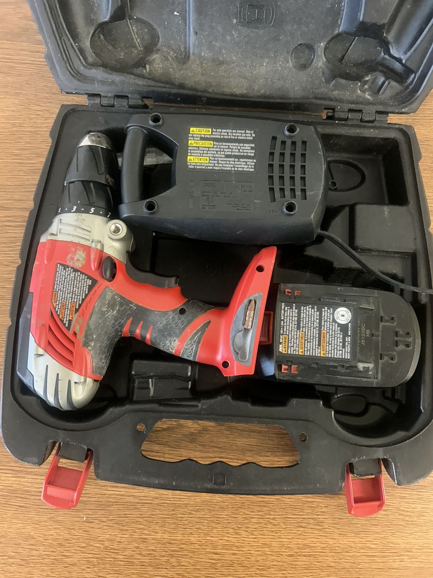 Skil 18V Cordless Drill with Battery, Charger, and Case