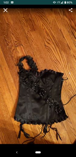 New Black Corset Size Small