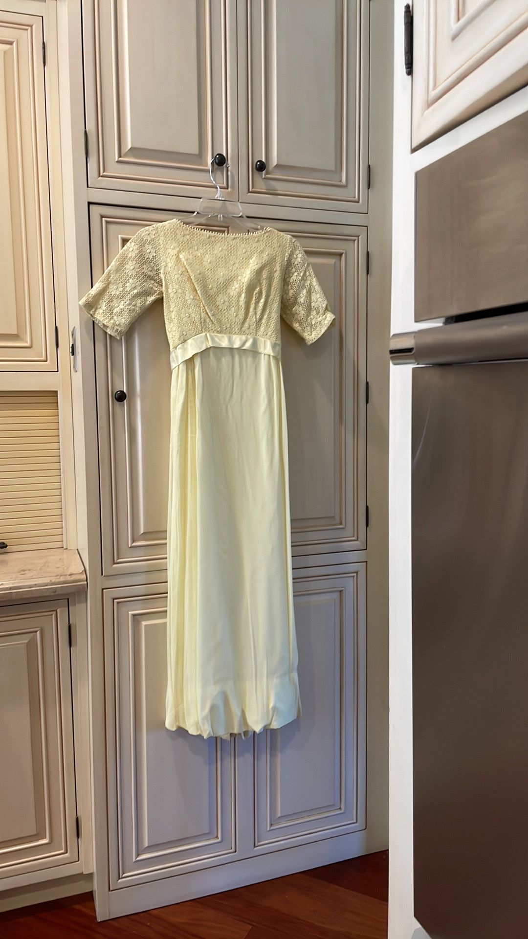 Vintage Yellow Long Dress