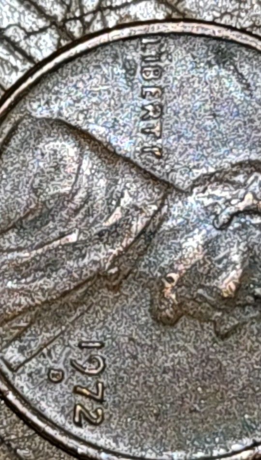 1972 D PENNY Error Missing (Y)