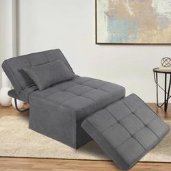 Ottoman Sofa Bed 4 in 1 Multi-Function Folding Sleeper Chair Bed