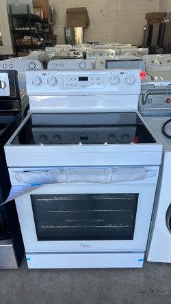 Midea stove white NEW