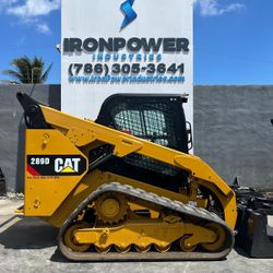 2017 Caterpillar 289D Skid Steer Loader High Flow- Enclosed Cab A/C & heater