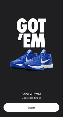 Nike Kobe 6 Protro Dodgers M10/W11:5