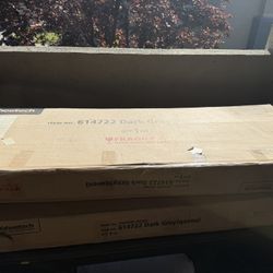 Dark Grey Queen Bed Frame