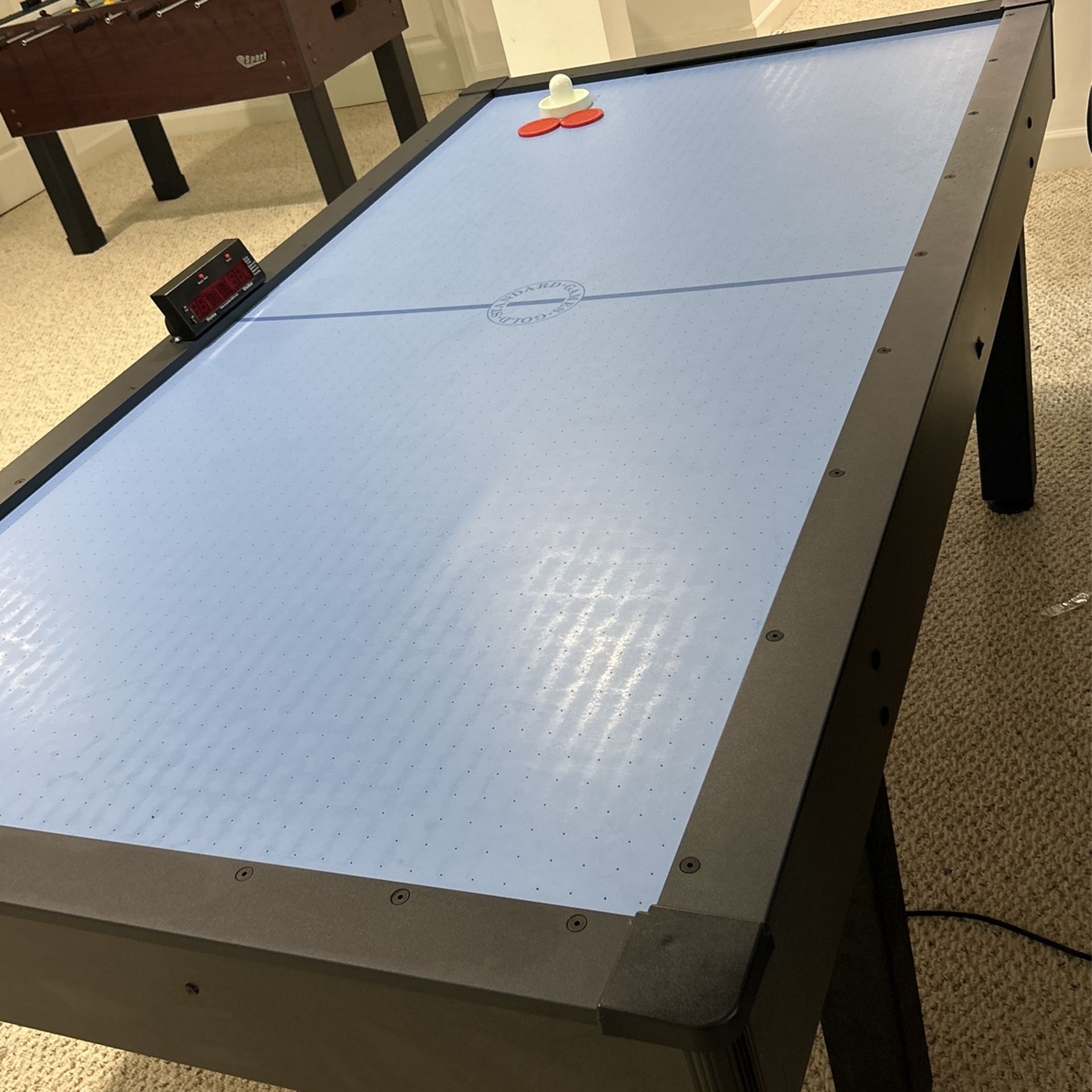 Gold Standard Games Air Hockey Table