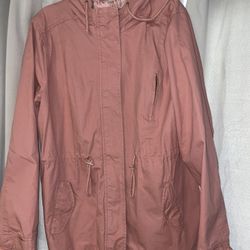 Forever 21 Pink Canvas Jacket Size 2X