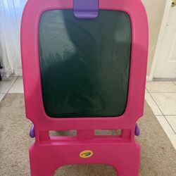 Crayola double easel pink blue