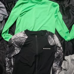 Two Boys Long Sleeve Swim Shirts 10/12