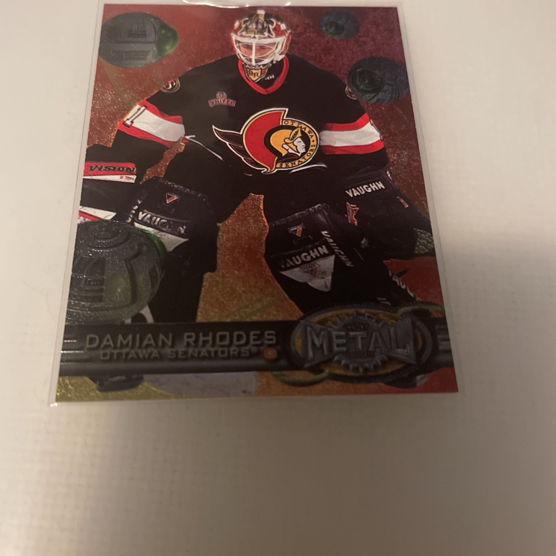 1997 Skybox Hockey Damian Rhodes #107