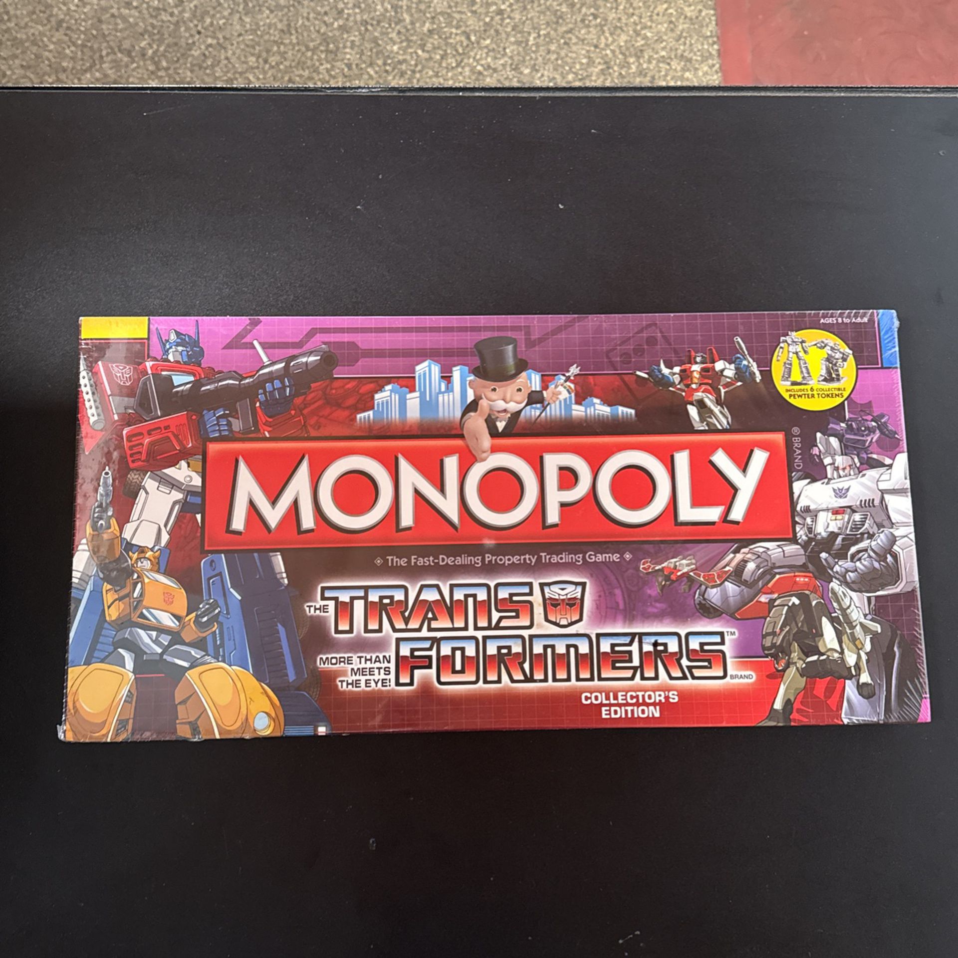 NEW Monopoly The TRANSFORMERS Collector's Edition 2009 Game   Factory Sealed - NISB - Hasbro 2009 - Includes Optional Transformers Game Play