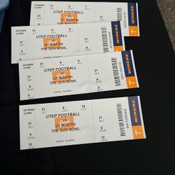 Utep V Ut Martin Tickets 