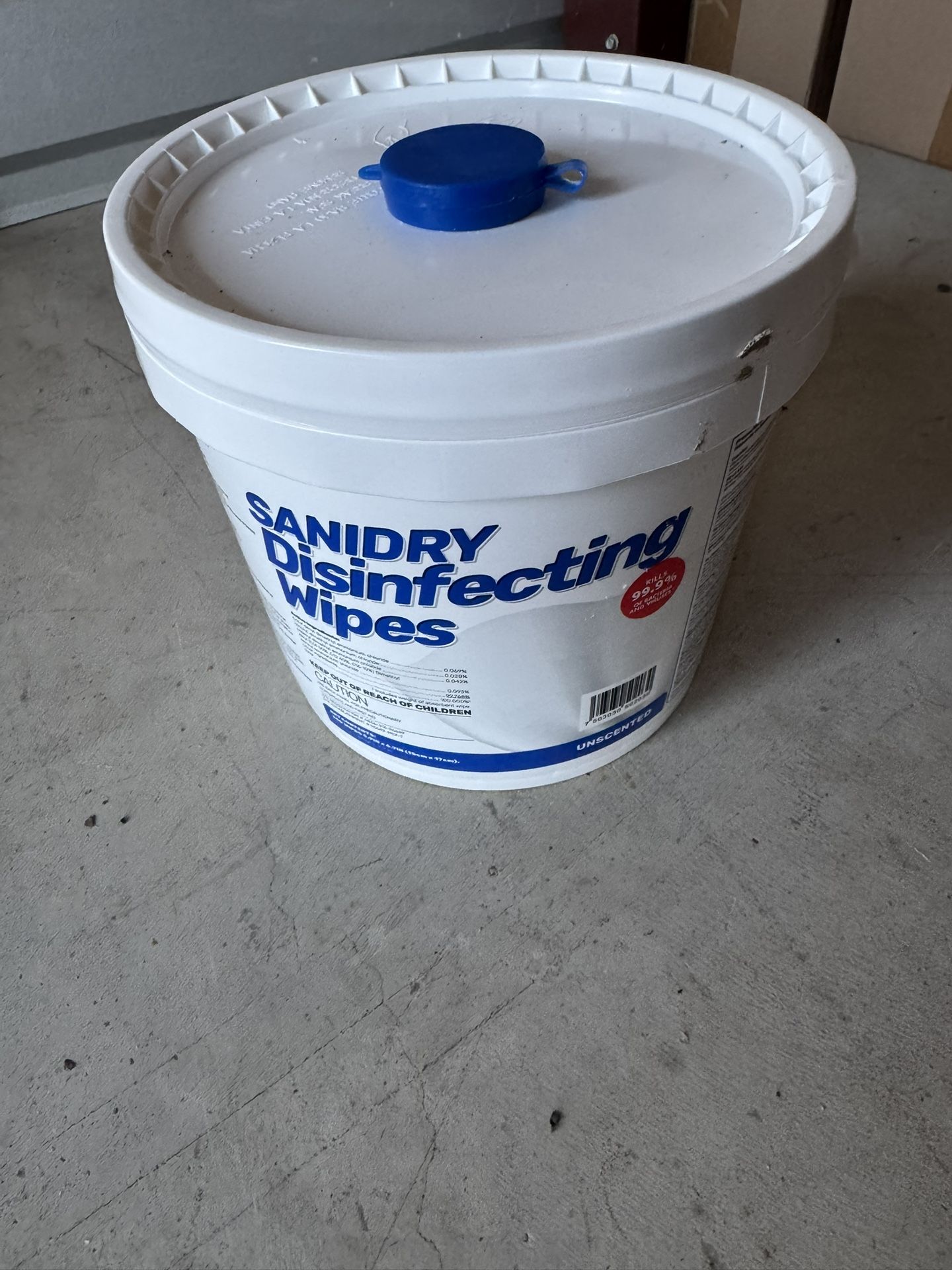 Rosmar, SANIDRY, Multi-Surface Cleaning Wipes, Unscented, Non Abrasive, 300 Count, White